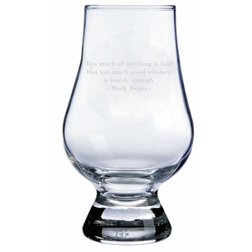  [아마존베스트]GLENCAIRN Mark Twain Quote Whisky Glass