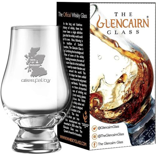  [아마존베스트]ABERFELDYA TASTE OF THE HIGHLANDS GLENCAIRN SINGLE MALT SCOTCH WHISKY TASTING GLASS