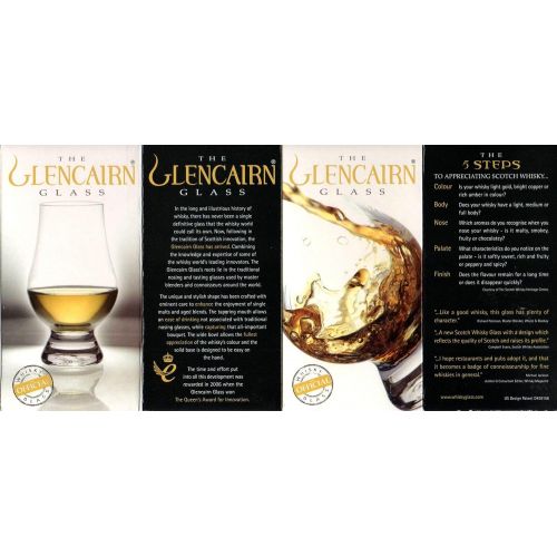  [아마존베스트]Colour Explosion - Five Colour GLENCAIRN Tasting & Nosing Scotch Whisky Glasses