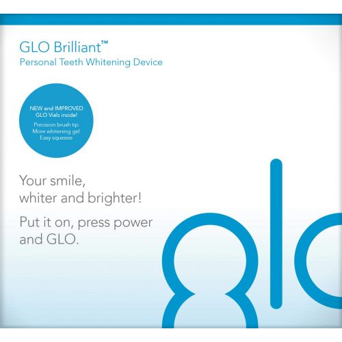  [아마존 핫딜] [아마존핫딜]GLO Science GLO Brilliant Complete Teeth Whitening System Kit With LED Light and Gentle Heat Accelerator for Pain-Free, Long Lasting Results