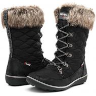 [아마존핫딜][아마존 핫딜] Amazon.com | GLOBALWIN Womens 1731 Winter Waterproof Snow Boots (9.5 D(M) US Womens, 1731Black) | Snow Boots