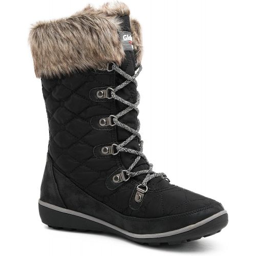  [아마존핫딜][아마존 핫딜] Amazon.com | GLOBALWIN Womens 1731 Winter Waterproof Snow Boots (9.5 D(M) US Womens, 1731Black) | Snow Boots