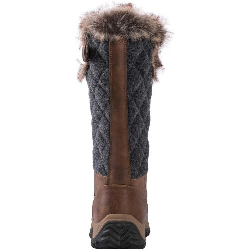  [아마존 핫딜] GLOBALWIN Womens Mid-Calf Fleece Lined Winter Boots
