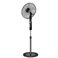 GLOBE AS Standing Pedestal Fan Electrical Shaking Head Fans Oscillating Pedestal Stand Fan Floor-standing 4 Speed Setting Timer Adjustable Telescopic Low Noise Energy Efficient Room Air Cir