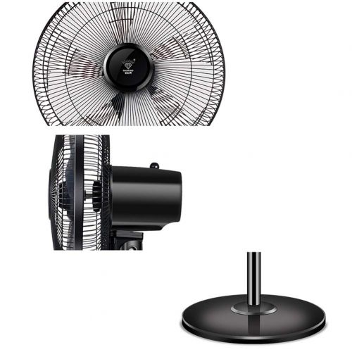  GLOBE AS Standing Pedestal Fan Electrical Shaking Head Fans Oscillating Pedestal Stand Fan Floor-standing 4 Speed Setting Timer Adjustable Telescopic Low Noise Energy Efficient Room Air Cir