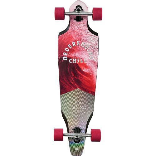  GLOBE HG The Cutler Longboard Complete Skateboard, Crimson Chill