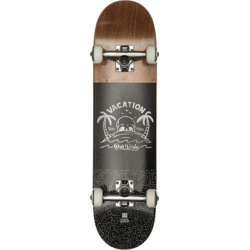  GLOBE HG Globe Por Vida Street Complete Skateboard, Brown/Black, Size 7.6