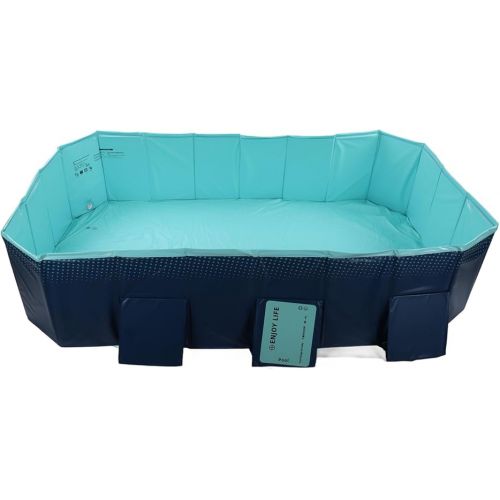  Folding Swimming Pool for Family Playtime, No Inflation Needed, Portable for Picnic, Beach (2.6m / 8.5ft)