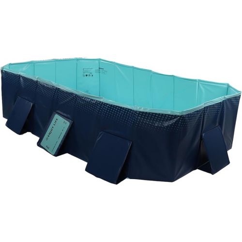  Folding Swimming Pool for Family Playtime, No Inflation Needed, Portable for Picnic, Beach (2.6m / 8.5ft)