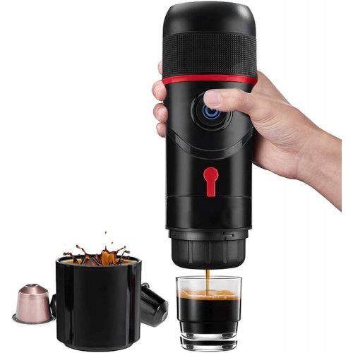  GLOGLOW xuuyuu Italian Coffee Maker USB & Socket Espresso Maker Travel, Camping, Hiking, etc.