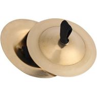 [아마존베스트]GLOGLOW Finger Cymbals Musical Instrument Rhythm Maker Belly Dance Finger Cymbal Brass Zills for Dancing Evening Party One Pair