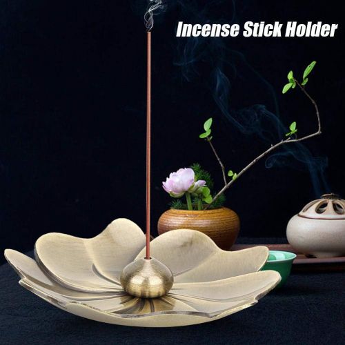  인센스스틱 GLOGLOW Incense Burner Stick Holder, Mini Copper Censer Stand Base Coil Thread Incense Holder Brass Incense Burner Holder Home Decoration(#1)