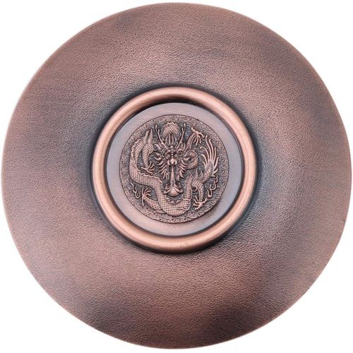  인센스스틱 GLOGLOW Incense Burner, Dragon Pattern Censer Plate Zinc Alloy Incense Stick Burner Holder Chinese Style Pattern Incense Plate for Bedroom Temple Office(#2)