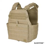 GLORYFIRE Tactical Vest Modular Assault Vest Law Enforcement Vest Breathable Combat Training Vest Adjustable Lightweight