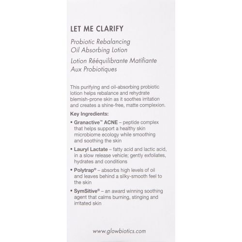  Glowbiotics MD Probiotic Clarifying Lotion, 1.7 fl. oz.