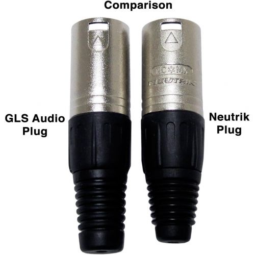  [아마존베스트]GLS Audio 25 foot Mic Cable Patch Cords - XLR Male to XLR Female Black Microphone Cables - 25 Balanced Mic Snake Cord - Single