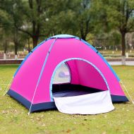 GLXQIJ Ultralight Camping Tents for Family 2-4 Person,Large Outdoor Pop Up Tent,Double Layer,Waterproof &UV Coated,with Carry Bag