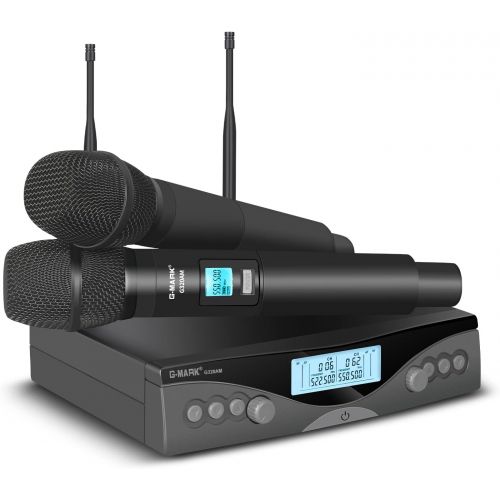  G-MARK G320AM Wireless Microphone Handheld Karaoke Microphone Frequency Adjustable 100M Receive