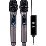 [아마존베스트]G-MARK X220U Rechargeable Wireless UHF Wireless Microphone Recording Karaoke Microphone Handheld with Lithium Battery