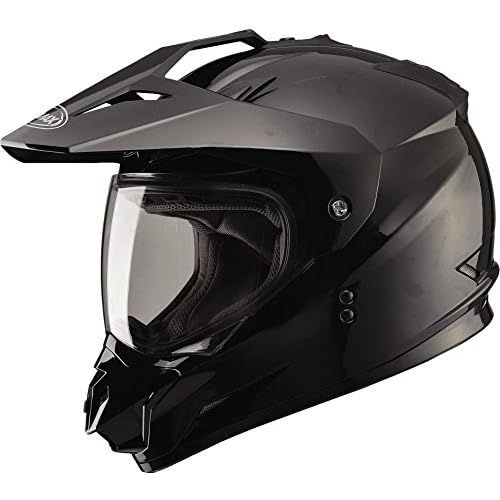  Gmax GMAX GM11 DS Solid Mens Motocross Motorcycle Helmet - Black  X-Large