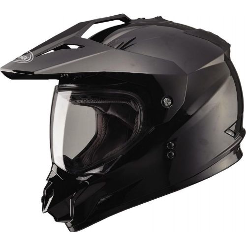  Gmax GMAX GM11 DS Solid Mens Motocross Motorcycle Helmet - Black  X-Large