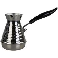 GMMH Tuerkische Kaffeekocher Mokkakanne Espressokocher Edelstahl Cezve 350ml Dzhesva