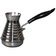 [아마존베스트]GMMH Turkish Coffee Maker, Mocha Pot, Espresso Maker, Cezve Dzhesva Stainless Steel, 1 mm (250 ml)