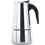 GNLIAN YF-CHEN Coffee Kettle Coffee Kettle 9 Cups 450ML Food Grade Stainless Steel Espresso Maker with Safety Valve Percolator Coffee Maker Hand Coffee Pot Kettle Cream & Milk Jugs (Color