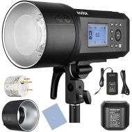 Godox AD600Pro 600Ws 2.4G Wireless X TTL GN87 1/8000s High Speed SYNC Outdoor Flash Strobe Light 28.8V/2600mAh Rechargeable Lithium Battery to Provide 360 Full Power Flashes 0.01~0.9s Recycle Time