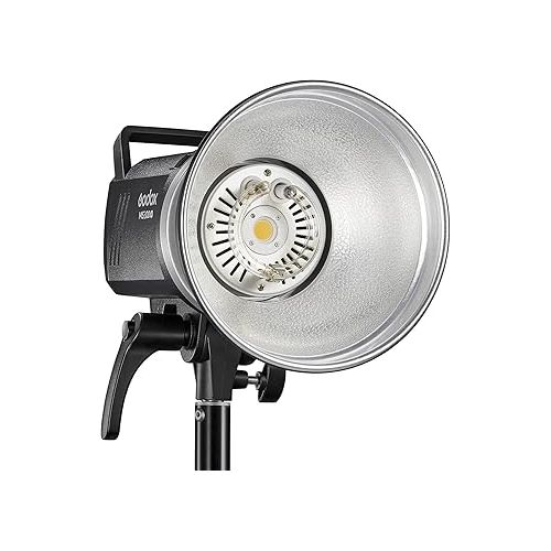 Godox MS300V MS300-V Compact Studio Strobe Flash Light - 300W,GN58 0.1-1.8S Recycle Time,2.4G X System,Bowens Mount LED Modeling Lamp for Photographic Studio Portrait Shooting(MS300 Upgraded Version)