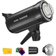 GODOX SK400II-V （2024 New Upgrade） 400Ws Bowens Mount Photo Studio 5600±200K Strobe Light Built-in 2.4G Wireless X System with LED Modeling Lamp Bowens Mount Photography Flashes