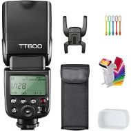 Godox TT600 2.4G Wireless Camera Flash Speedlite with Diffuser, Master/Slave GN60 Manual Flash, HSS when paired off camera with Godox X Trigger System for Canon Nikon Pentax Olympus Fujifilm Panasonic