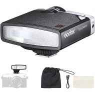 Godox Lux Junior Retro Camera Flash, GN12 with 7 levels Flash Power, CCT 6000K±200K with S1/S2 Optical Control for Fuji, for Canon, for Nikon, for Sony, for Olympus Camera