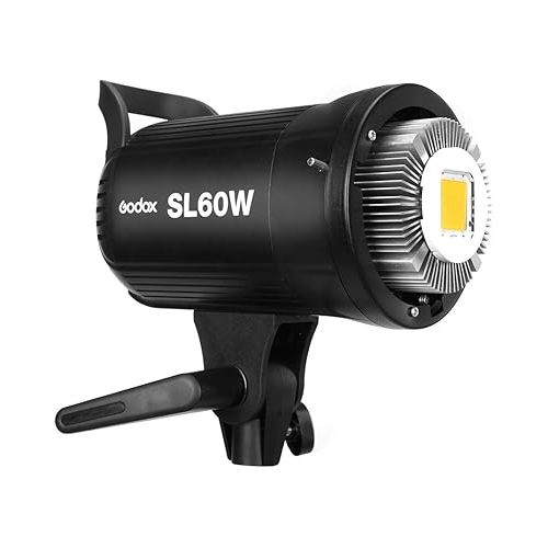  Godox SL-60W CRI 95+ LED Video Light SL60W White 5600K Version 60WS Bowens Mount+Remote Control+Reflector