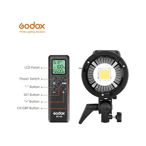  Godox SL-60W CRI 95+ LED Video Light SL60W White 5600K Version 60WS Bowens Mount+Remote Control+Reflector