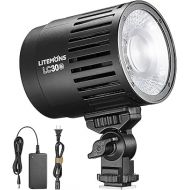 Godox Litemons Tabletop LED Light with Holder & Power Cable, 3200K-6500K 38W Bi-Color LED Video Light, CRI 95+/TLCl 96+, 11 FX Light Effects for Short Film Shooting and Live Streaming