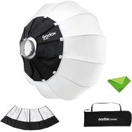 Godox CS-65D 65cm Lantern Softbox Soft Light Modifier w/Reflective Shading Skirt+Carry Bag, Quick-Setup Softbox Diffuser, Compatible with Godox Bowens Mount Studio Flash LED Video Light