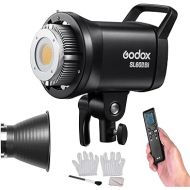 Godox SL60IIBi 75W 2800K-6500K Portable Studio LED Video Light +RC-A5 Remote Control Built-in 11 FX Lighting Effects Bowens Mount APP/2.4G Wireless/On-Board Control for Home Studio Photography Video