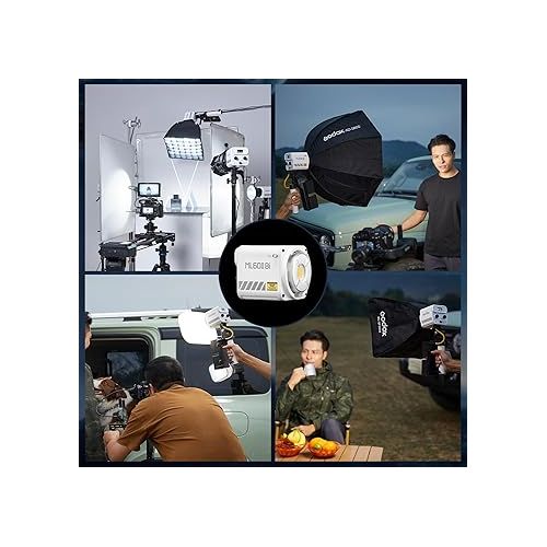  Godox ML60IIBi 70W LED Video Light Kit (ML60II Bi Kit1)