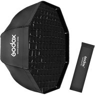 Godox Portable 120cm/47 Umbrella Octagon Softbox Reflector Kit with Honeycomb Grid and Carrying Bag for Studio Photo Flash Speedlight