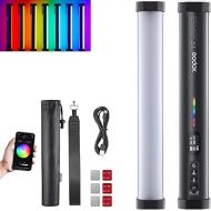 Godox TL30 RGB Tube Light, CRI 97+ TLCI 99+ Handheld Full Color LED Video Light Wand, 2700K-6500K Dimmable LED Light Stick, 37 FX Light Effects, 2900mAh Battery, Bluetooth APP Control