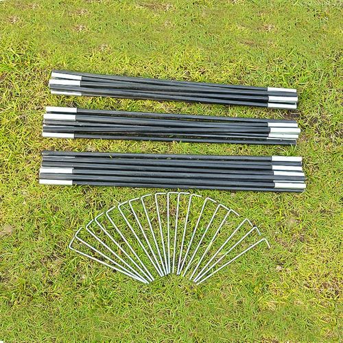  GOFEI 15.7 x 15.7 x 6.5 Ft Outdoor Sun Shelter with a Sidewall Tripod Beach Canopy Fiberglass Poles for BBQ Party or Garden