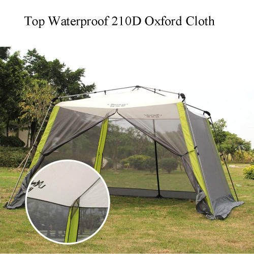  GOFEI Pop Up Gazebo with Better Ventilate and Anti-Mosquito,Waterproof and UV 50+ Protection of Festival Party Tent for Team Camping