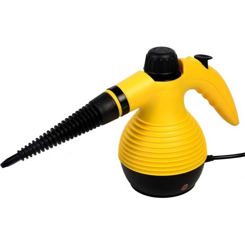  GOFLAME Steam Cleaner 1050W Handled Multi-Purpose Powerful Steam, Sanitizer, Steamer, Steam Iron, Remove Stains/Grease from Bathroom, Kitchen