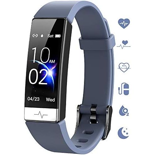  GOGUM Fitness Tracker, Heart Rate Monitor IP68 Waterproof Activity Tracker HRV Health Watch SPO2 Blood Oxygen Blood Pressure with Sleep Monitor and 11 Sport Modes for Women and Men