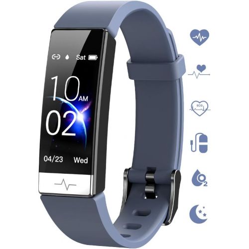  GOGUM Fitness Tracker, Heart Rate Monitor IP68 Waterproof Activity Tracker HRV Health Watch SPO2 Blood Oxygen Blood Pressure with Sleep Monitor and 11 Sport Modes for Women and Men