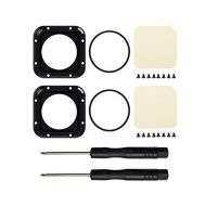 【2 Pack】 GOHIGH Lens Replacement Kits for GoPro Hero 4/5 Session Protective Lens Repair Parts Pack,Black