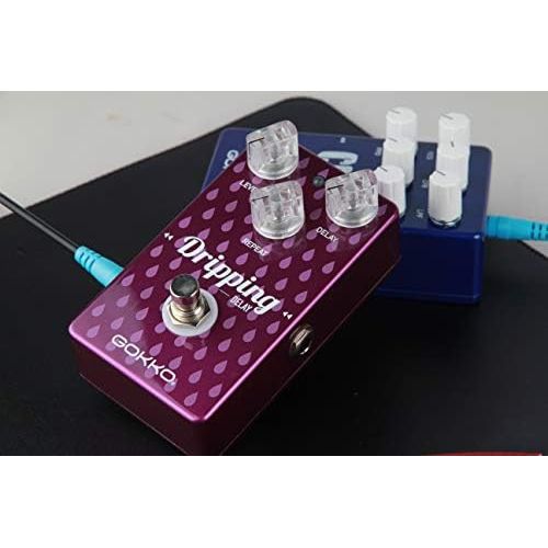  GOKKO AUDIO GK-22 Dripping digital analog Delay Guitar Effects Pedal