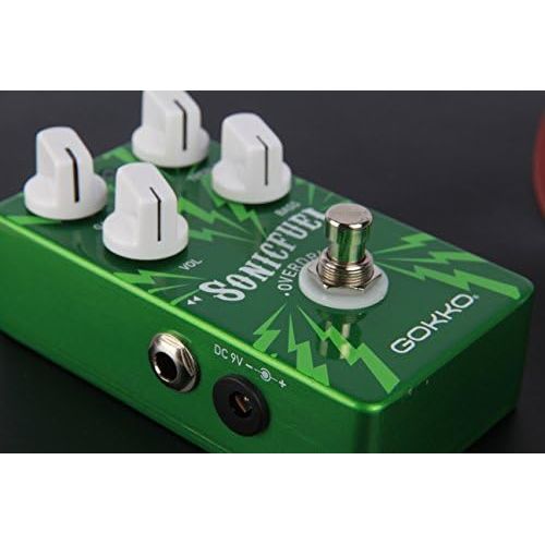  GOKKO AUDIO GK-20 SonicFuel Overdrive Guitar Effect Pedal, True Bypass with Aluminum Alloy Housing