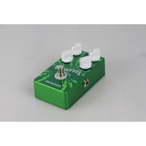  GOKKO AUDIO GK-20 SonicFuel Overdrive Guitar Effect Pedal, True Bypass with Aluminum Alloy Housing